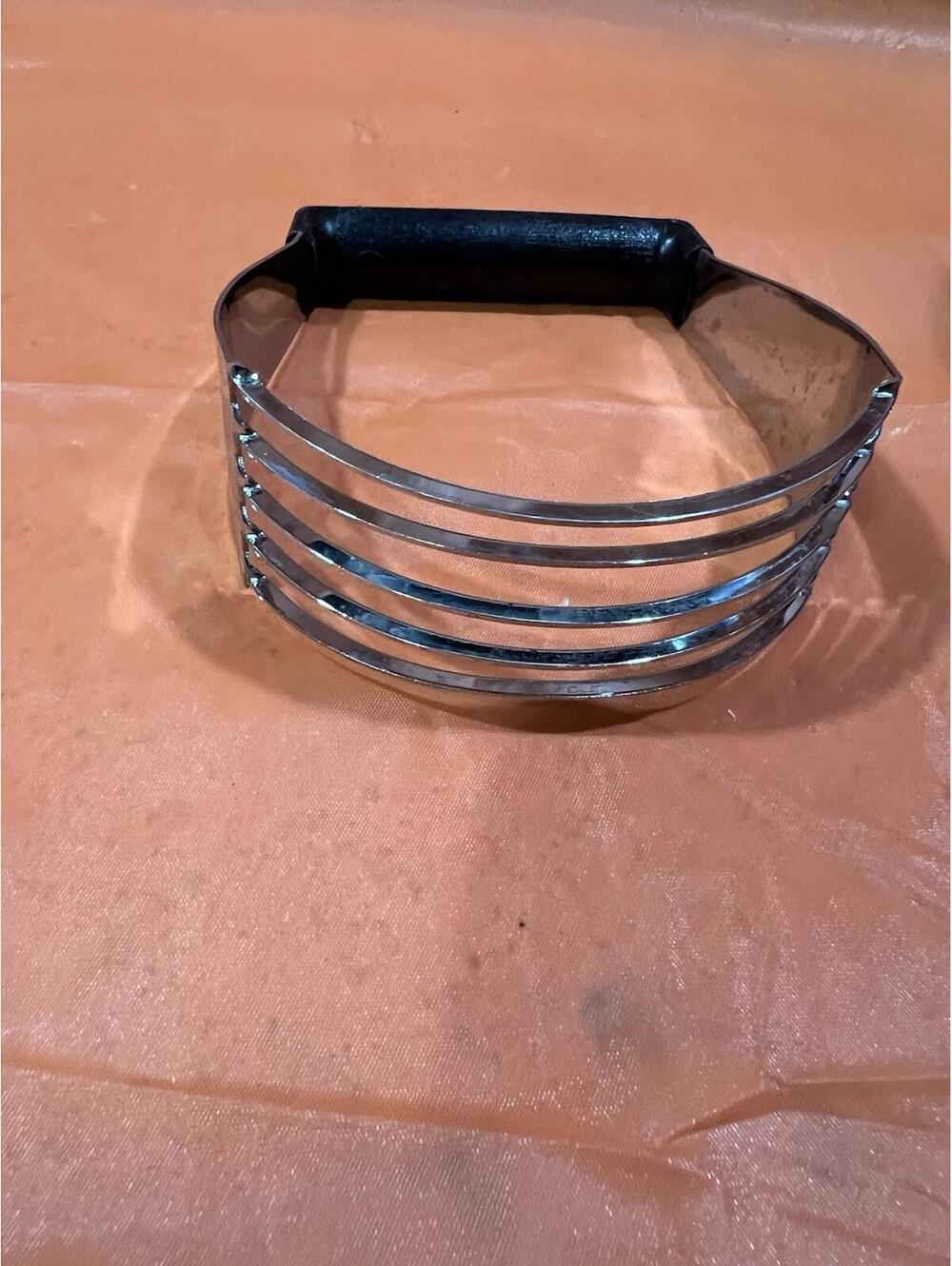 Vintage Pastry Blender EKCO CHROMIUM PLATED Black Handle